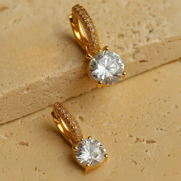 18K Hoop Earrings - Anti Tarnish Stainless steel