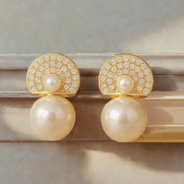 Korean Princess Stud Earrings